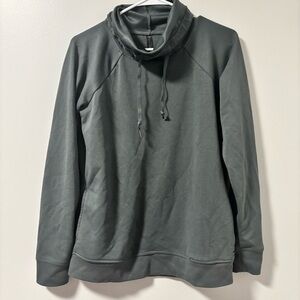 GAIAM Dark Gray Cowl Neck Top Small